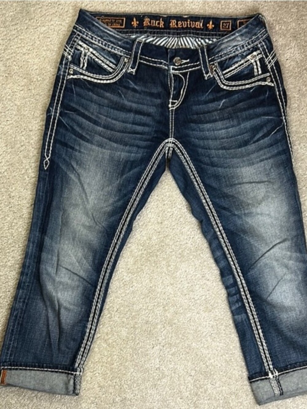 Rock Revival Becky Easy Capri